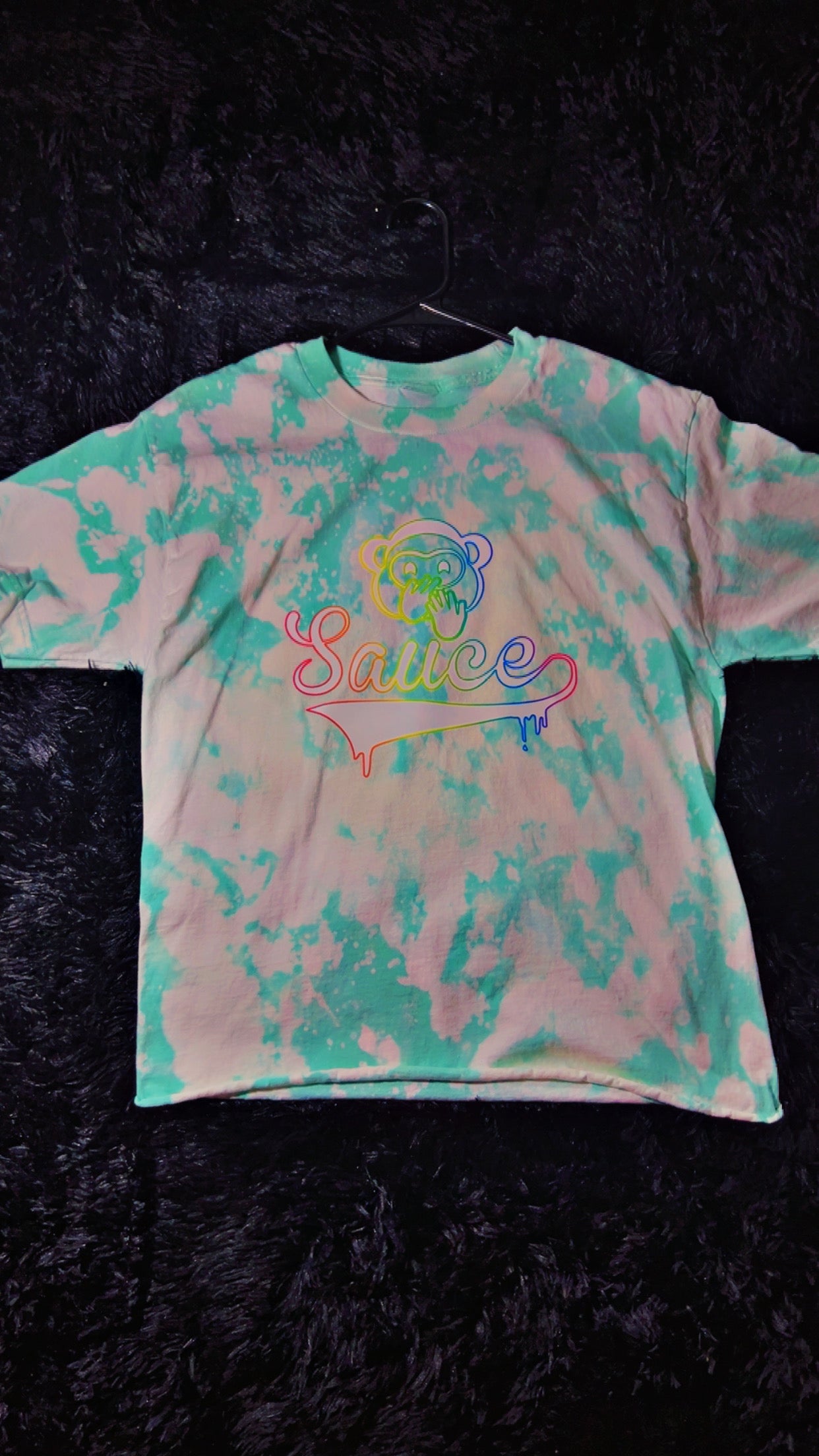 Mint TyeDye Cropped Tee