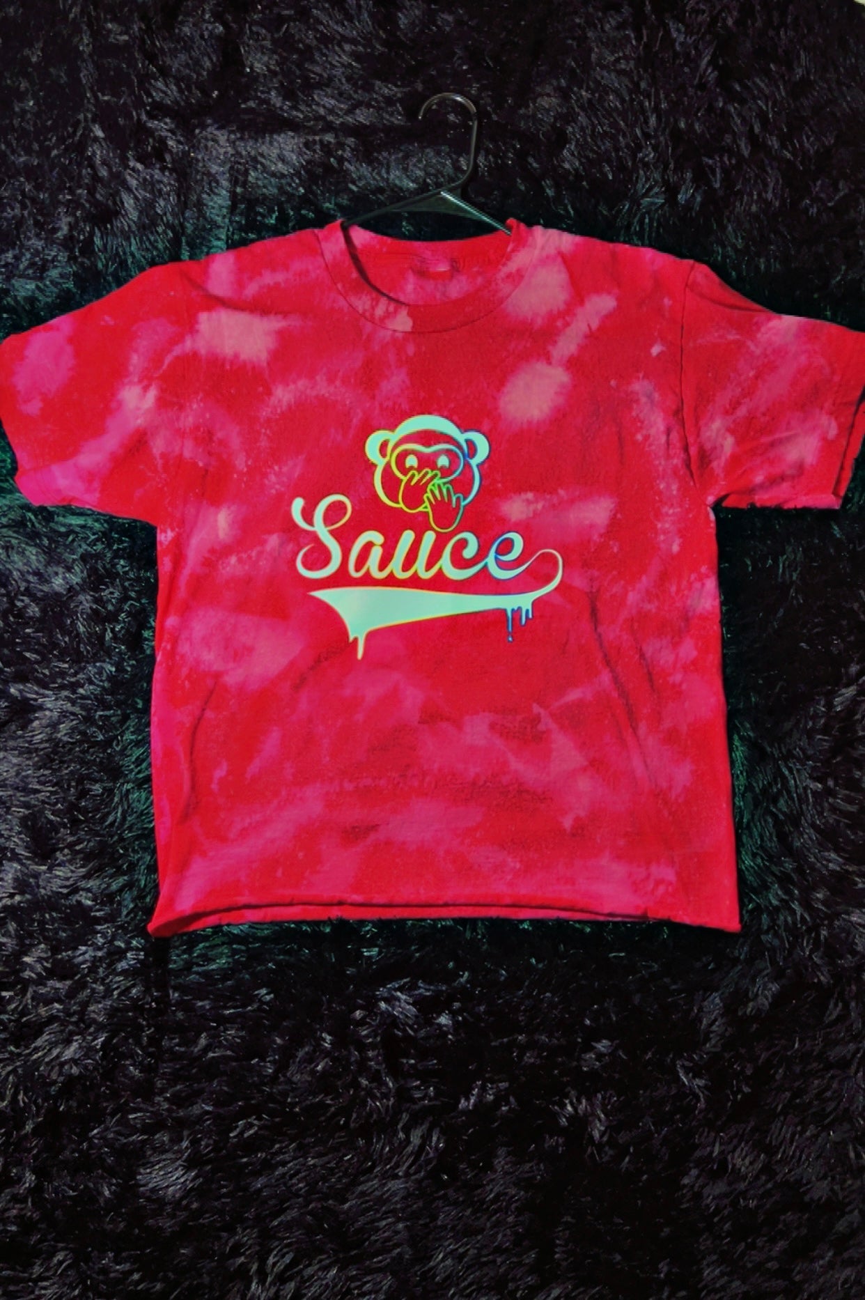 Athletic Red Cropped Tee